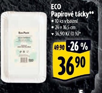 Albert ECO Papírové tácky nabídka