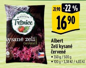 Albert Albert Zelí kysané červené nabídka