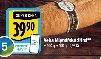 Albert Veka Mlynářská žitná nabídka