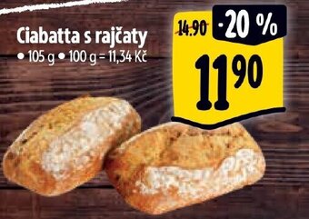 Albert Ciabatta s rajčaty nabídka