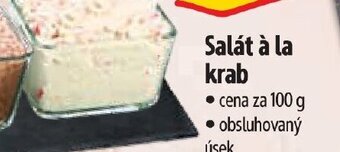 Albert Salát à la krab nabídka