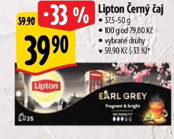 Albert Lipton Černý čaj nabídka