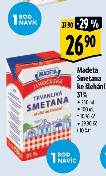 Albert Madeta Smetana ke šlehání 31% nabídka