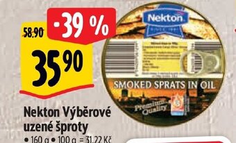 Albert Nekton Výběrové uzené šproty nabídka