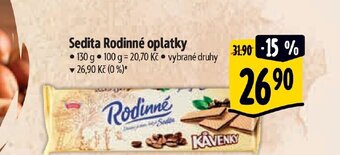 Albert Sedita Rodinné oplatky nabídka