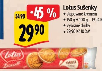 Albert Lotus Sušenky nabídka