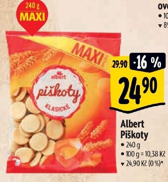 Albert Albert Piškoty nabídka