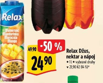 Albert Relax Džus, nektar a nápoj nabídka