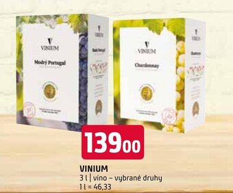 Terno VINIUM nabídka