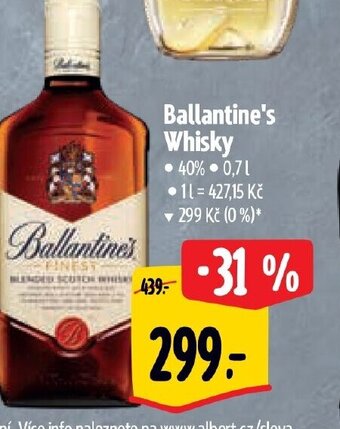 Albert Ballantine's Whisky nabídka