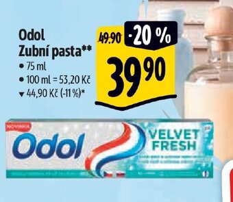 Albert Odol Zubní pasta nabídka