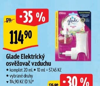 Albert Glade Elektrický osvěžovač vzduchu nabídka