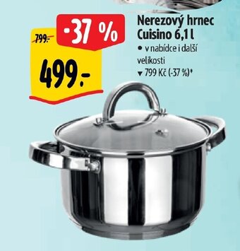 Albert Nerezový hrnec Cuisino 6.1 L. nabídka