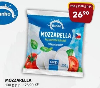Coop MOZZARELLA nabídka