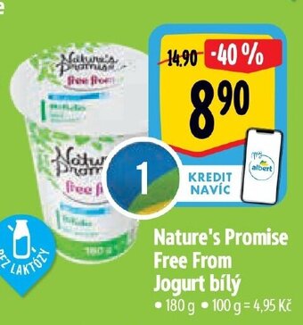 Albert Nature's Promise Free From Jogurt bílý nabídka