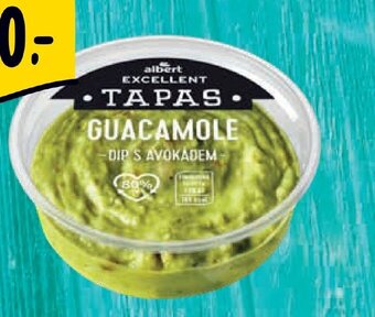 Albert Guacamole - dip s avokádem nabídka