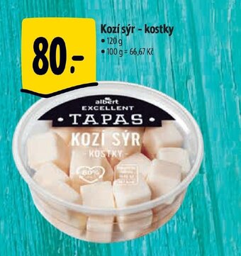 Albert Kozí sýr - kostky nabídka