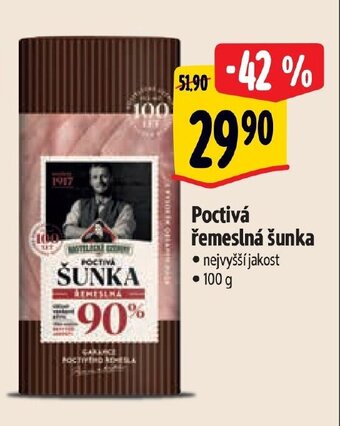 Albert Poctivá řemeslná šunka nabídka