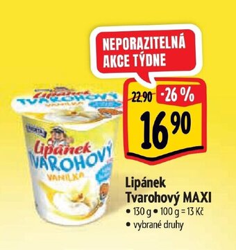 Albert Lipánek Tvarohový MAXI nabídka