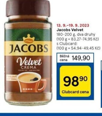 Tesco Jacobs Velvet nabídka
