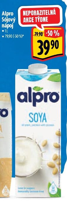 Albert Alpro Sójový nápoj nabídka