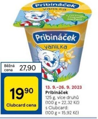 Tesco Pribináček nabídka