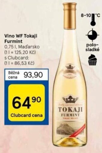 Tesco Vino WF Tokaji Furmint nabídka