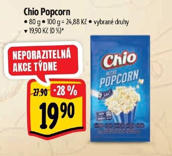 Albert Chio Popcorn nabídka