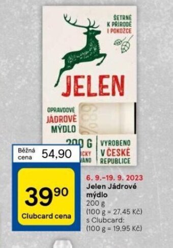 Tesco Jelen Jádrové mýdlo 200 g nabídka