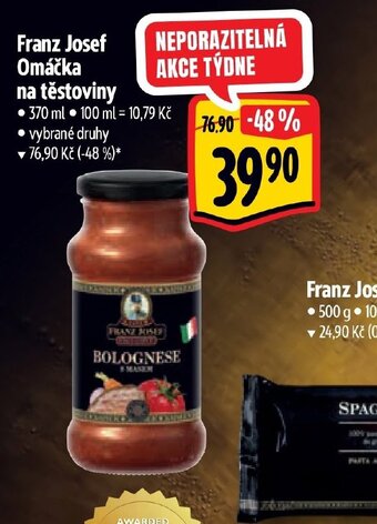Albert Franz Josef Omáčka na těstoviny nabídka