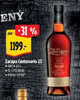 Albert Zacapa Centenario 23 nabídka