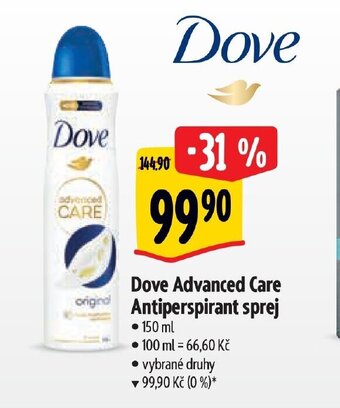 Albert Dove Advanced Care Antiperspirant sprej nabídka