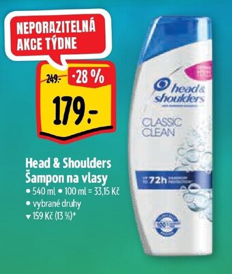 Albert Head & Shoulders Šampon na vlasy nabídka