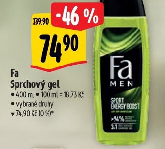 Albert Fa Sprchový gel nabídka