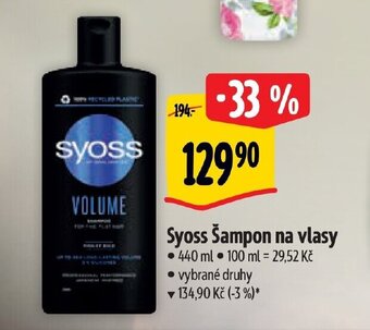 Albert Syoss Šampon na vlasy nabídka