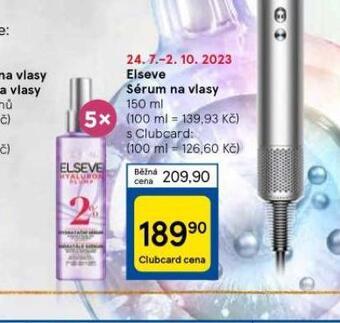 Tesco Elseve sérum na vlasy nabídka