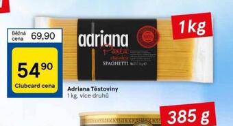Tesco Adriana těstoviny nabídka