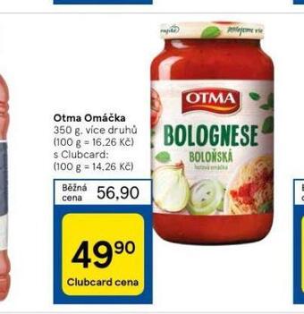 Tesco Otma omáčka nabídka
