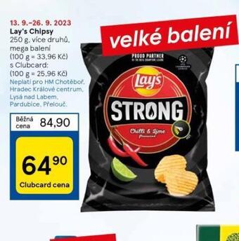 Tesco Lay´s chipsy nabídka