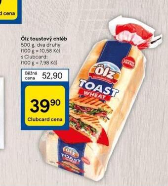 Tesco Ölz toustový chléb nabídka