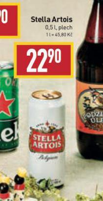 Billa Pivo stella artois nabídka