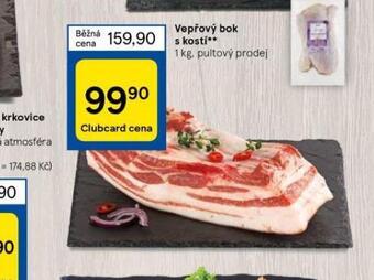 Tesco Vepřový bok s kostí nabídka