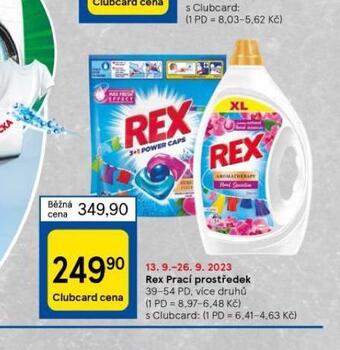 Tesco Rex prací prostředek nabídka