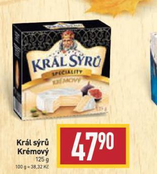 Billa Král sýrů hermelín nabídka