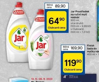 Tesco Jar prostředek na nádobí nabídka