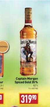 Billa Captain morgan spiced gold nabídka