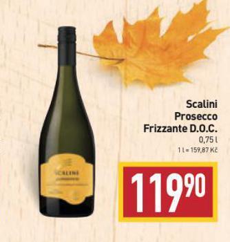 Billa Scalini prosecco frizzante nabídka