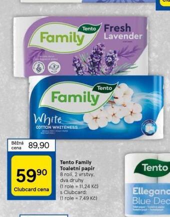 Tesco Tento family toaletní papír nabídka