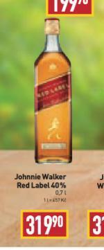 Billa Johnnie walker red label nabídka