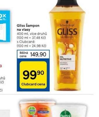 Tesco Gliss šampon nabídka